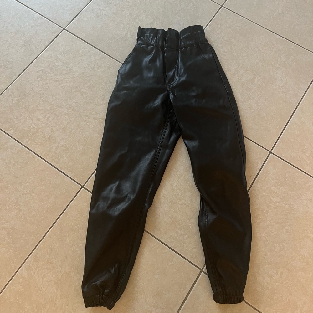 Leather pants!